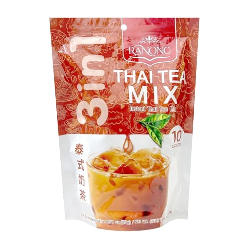 Ranong Tea Instant Thai Tea Mix 10 Sachets