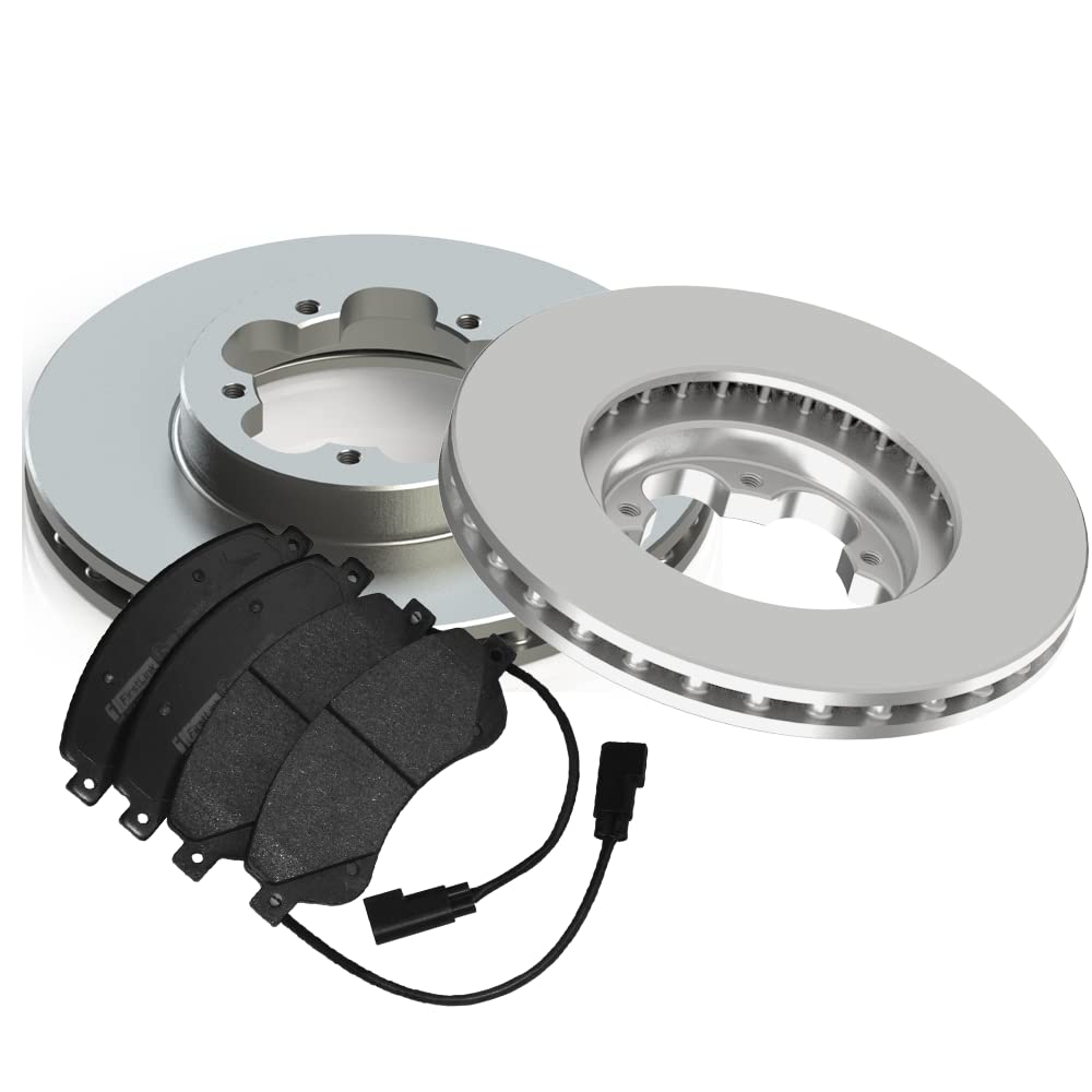 How do you replace the front brake discs of the Ford Transit? (With video