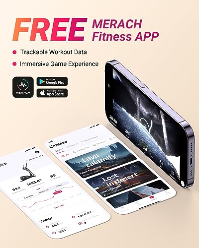 Elliptical Machine With Exclusive Merach App, Cross Trainer With Doubled Hed Drive System, 16-Level Magnetic Resistance, Elliptical Training Machines For Home Use, E09 #TOP3