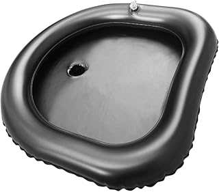 FRCOLOR Inflatable Shampoo Basin Bedridden Hair Washing Basin Hair Washing Tray for Sink at Home Wash Basin Bedside Hair Washing Bowl Shampoo Bowl Portable Tub PVC Light Sink Basin Elder