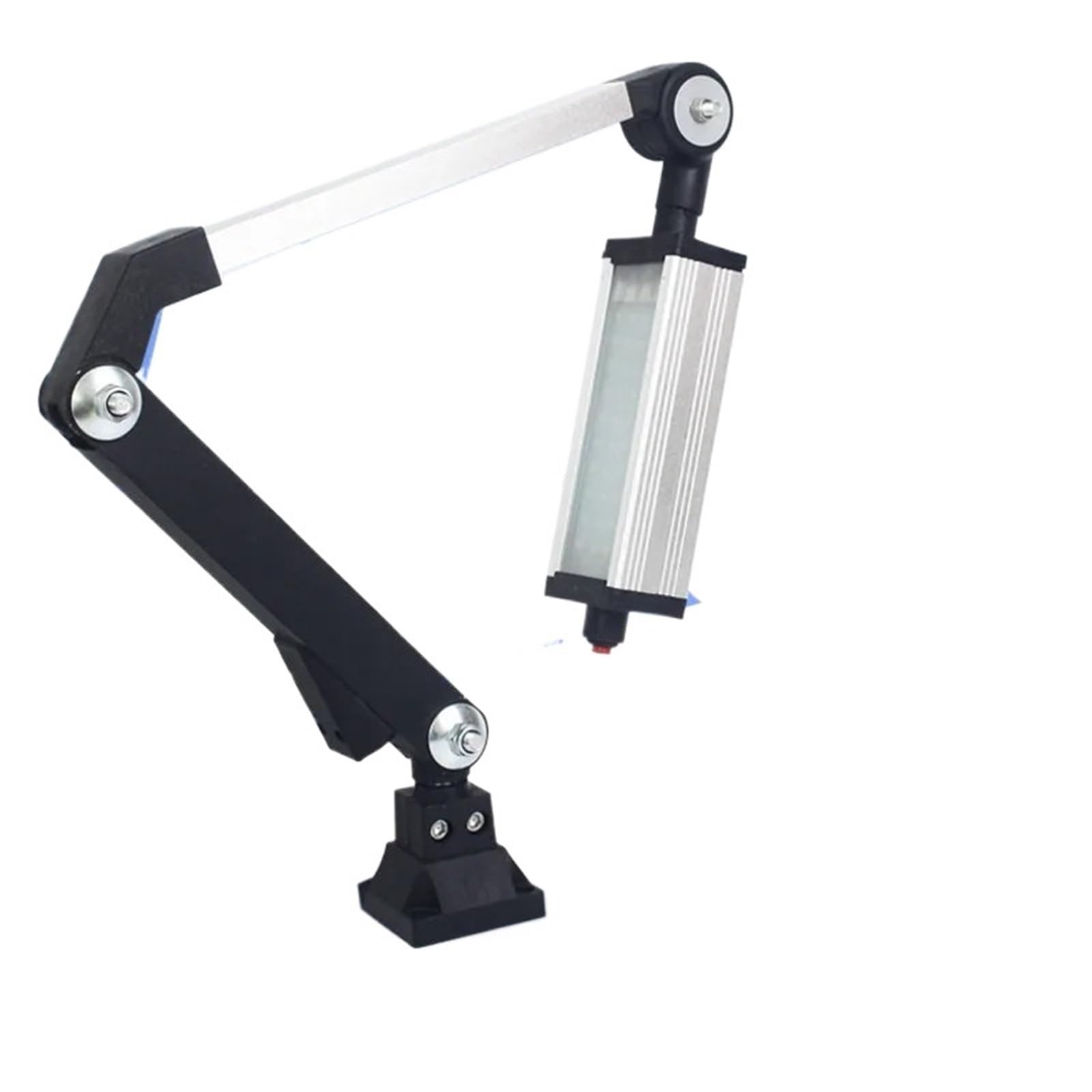 Miniaturowa aluminiowa lampa robocza z długim rękawem, składana, odporna na uderzenia, olejoodporna, wodoszczelna, (110-220 V, 24 W)