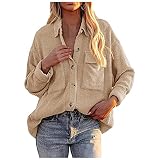 Generic Weste Damen Lang, Sweatjacken Allwetterjacke Thermojacke Hh Regenjacke Jacke FüR Kleid Mantel Mit Pelzkragen Creenstone MäNtel Jacken Haken Jacken FüR Neugeborene(2-Khaki, M)