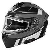 Castle X CX935 Raid Modular Electric Snow Helmet (Matte Charcoal/Silver - Large)