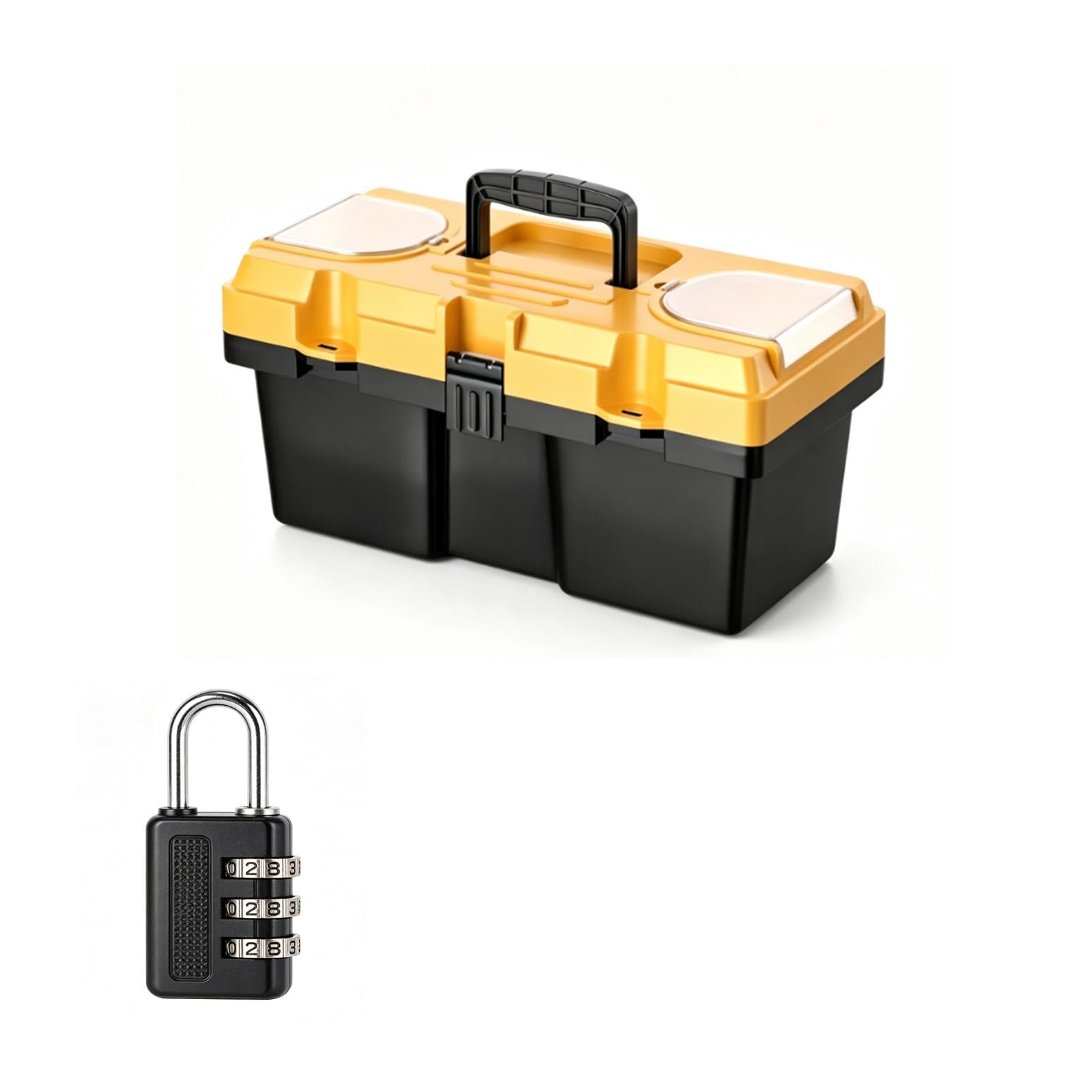 Caisse à Outil avec Plateau, renforcé Boite Rangement Outils