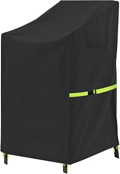 Stackable Patio Chair Cover 1Pc, High Back Outdoor Chair Cover Waterproof