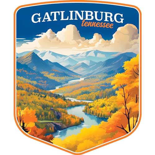 Imán decorativo plano de 2 pulgadas Gatlinburg
