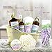 Spa Gift Baskets For Women - Luxury Bath Set With Lavender & Tea Tree Oil - Spa Kit Includes Body Wash, Bubble Bath, Lotion, Bath Salts, Body Scrub, Body Spray, Shower Puff, and Towel