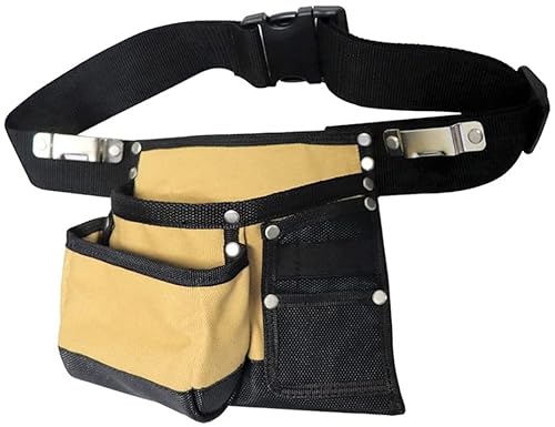 ACiyD Tool Bags Garden Tool Bag, Tool Storage Bag, Waterproof Oxford Cloth Tool Bag, Work Belt, Large Capacity Canvas Storage Bag, Adjustable and Removable Tool Bag