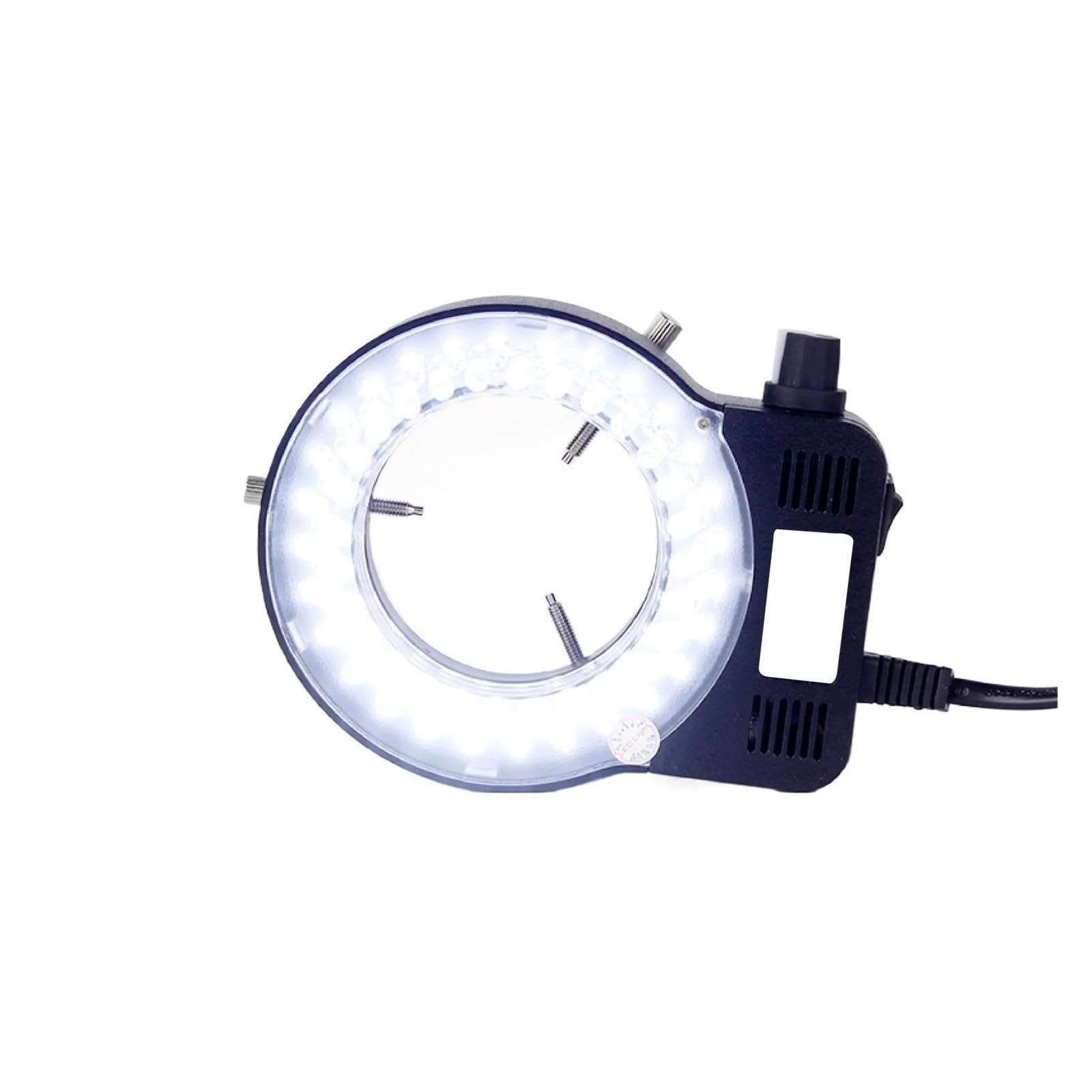 Lampada for microscopio con luce anulare regolabile a 56 perline LED USB
