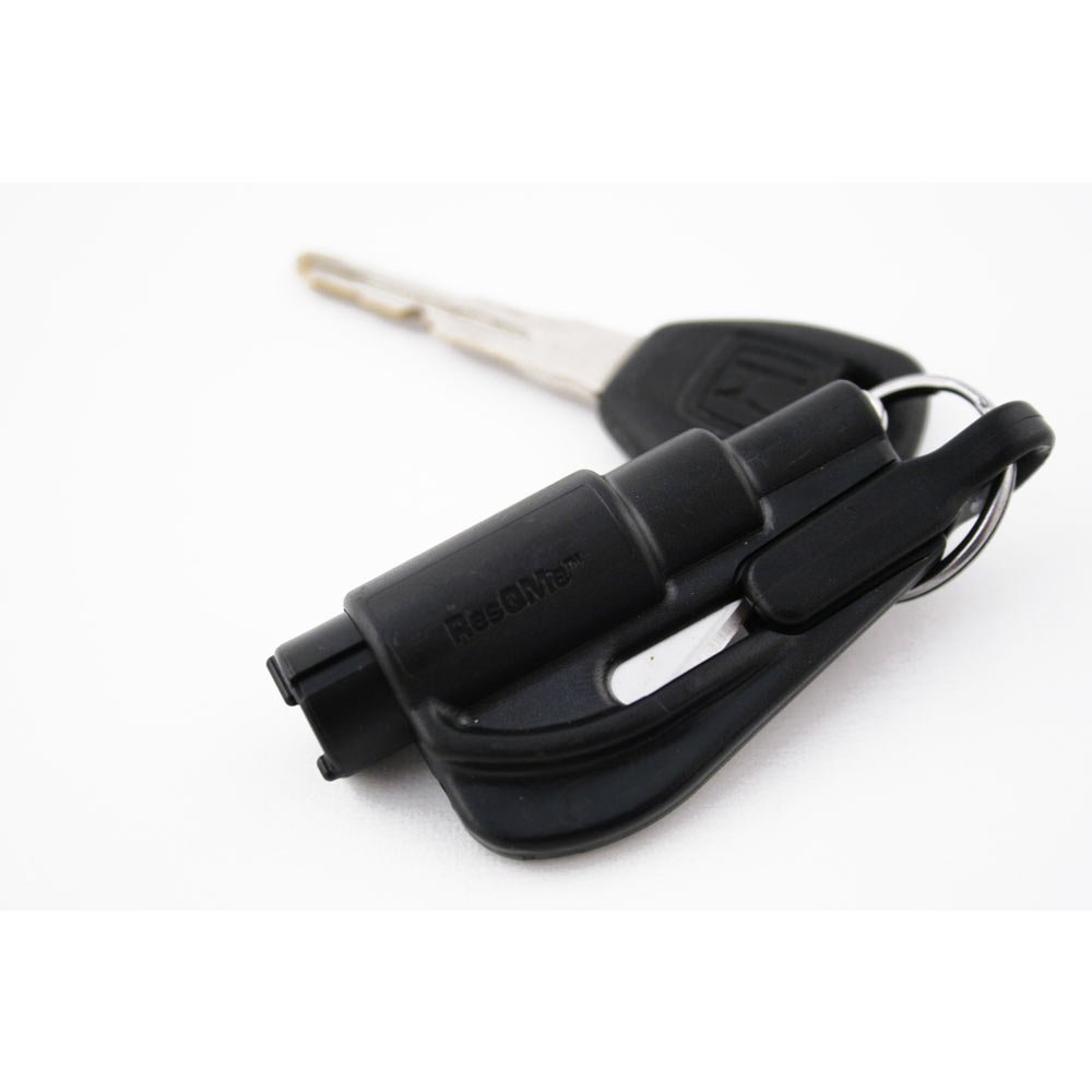 RESQME2 in 1 Keychain Rescue Tool Black