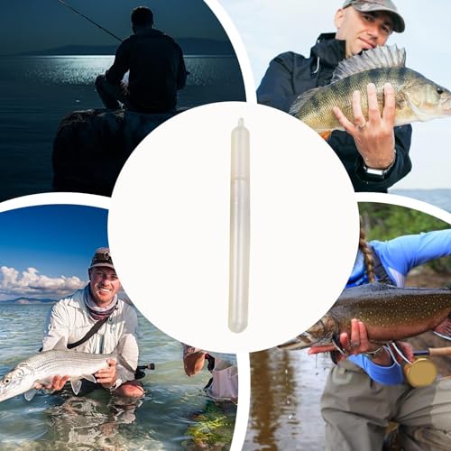 Fecadou Luzes de pesca noturna subaquática, luz de pesca submersível - Isca de tipo de peixe subaquá