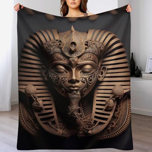 Manta de franela de Faraón Egipcio para sofá y cama 2