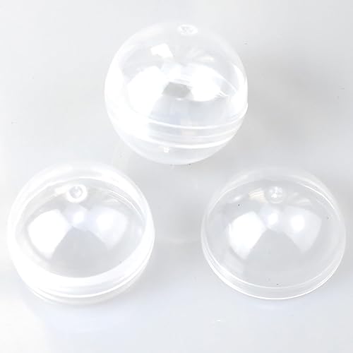 Miniatura 2 de 30 unids 28mm1.1inch Round Capsules Clear Empty Vending Machine Cápsulas Contenedores para Máquinas de Gumball