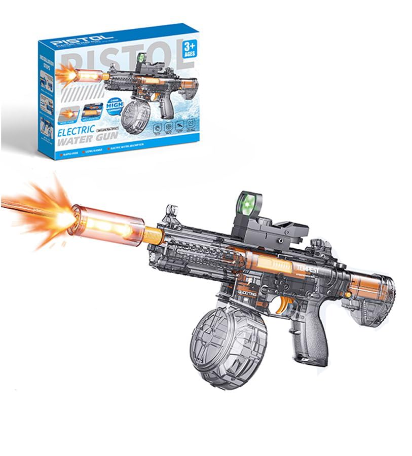 M416 Kids Water Gun Toy with Lights and Sounds (Black)