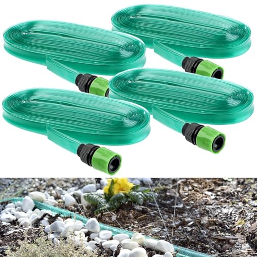 Royal Gardineer Gartensprenger Schlauch: 4er-Set Schlauch-Regner...