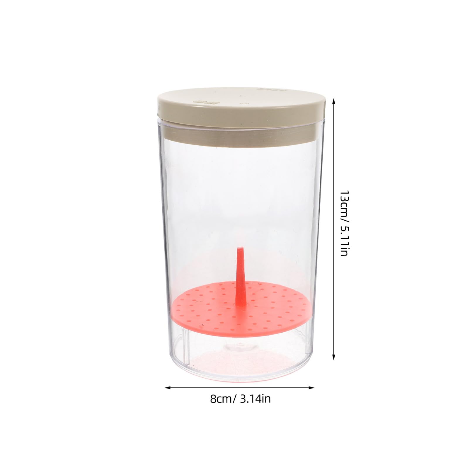 KICHOUSE Wide Mouth Specimen Storage Bottles Small Plastic Lab Vials for Insect Samples Educational Display Jars