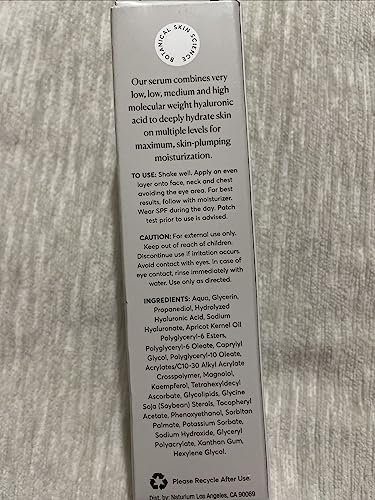 Naturium Quadruple Hyaluronic Acid Serum 5%, Hydrating & Anti-Aging Face Moisturizer, Fragrance Free, 1.0 Oz #TOP7