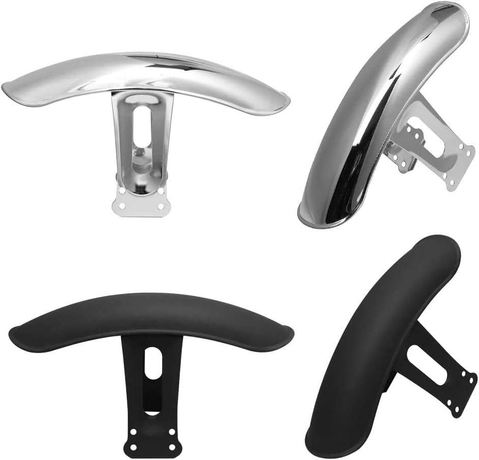 Retro Universal fit Motorcycle Front Fender Mudguard Compatible with Honda CG125 Cafe Racer