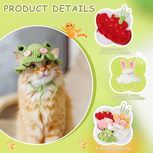 #1 Best Knitted Cat Hats - Premium Pet Apparel Set - Image 4
