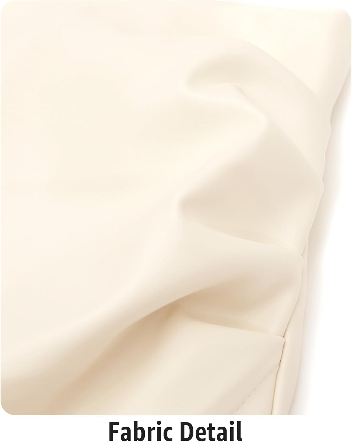 luvamia Shorts for Women Faux Leather Skorts High Waisted PU Leather Shorts Elastic Waist Ruched Wrap Skorts Skirts - Image 4