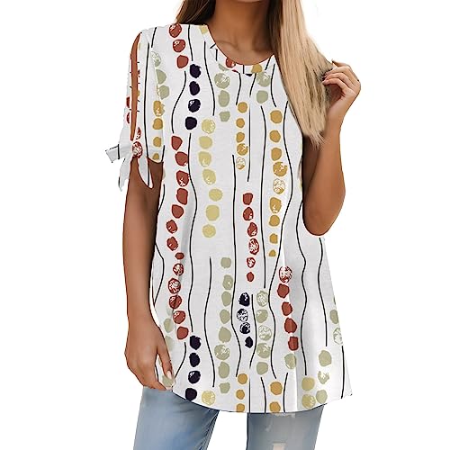 Túnica Mujer Verano Otoño Blusa Elegante Tops,Blusa Color Lavanda,Blusas elegantes para ocasiones festivas,Blusa Negro Manga Corta Tops Para Grandes Pechos, Blusas Mujer Manga Larga Festiva, caqui, XL