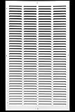 22' x 32' Return Air Grille - Sidewall and Ceiling - HVAC Vent Duct Cover Diffuser - [White] [Outer...