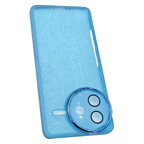 TRIPLE RIVER�EFor POCO F7 Pro �N���A�P�[�X �J�o�[ ��̌^�J���������Y�ی� �����K���X ���� TPU �\�t�g�P�[�X ���ʔ����� �}�b�g For �V���I�~ F7 �v��(�N���A�u���[)