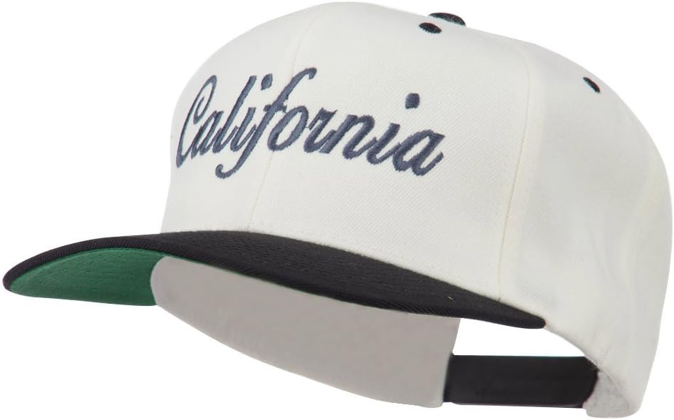 e4Hats.com California Embroidered Snapback Cap - Image 2