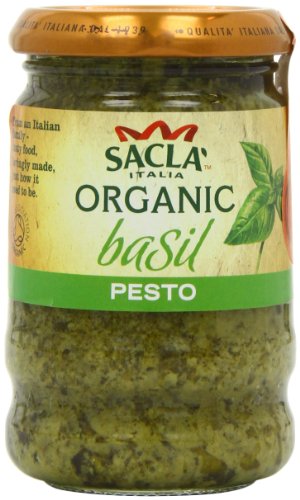 Sacla Organic Green Basil Pesto 190 g (Pack of 3) image 2