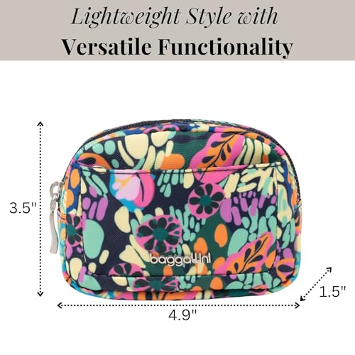 Image of Baggallini Women's Pocket Cosmetic - Lightweight Bag - Travel Essentials Makeup Organizer Mini