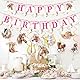 Dncvb Pferde Geburtstagsdeko Party Hängende Wirbel Pferde Girlande Kindergeburtstag Rosa Geburtstagsdeko Mädchen Pferd Happy Birthday Banner Deko Spiralen Geburtstag für Mädchen