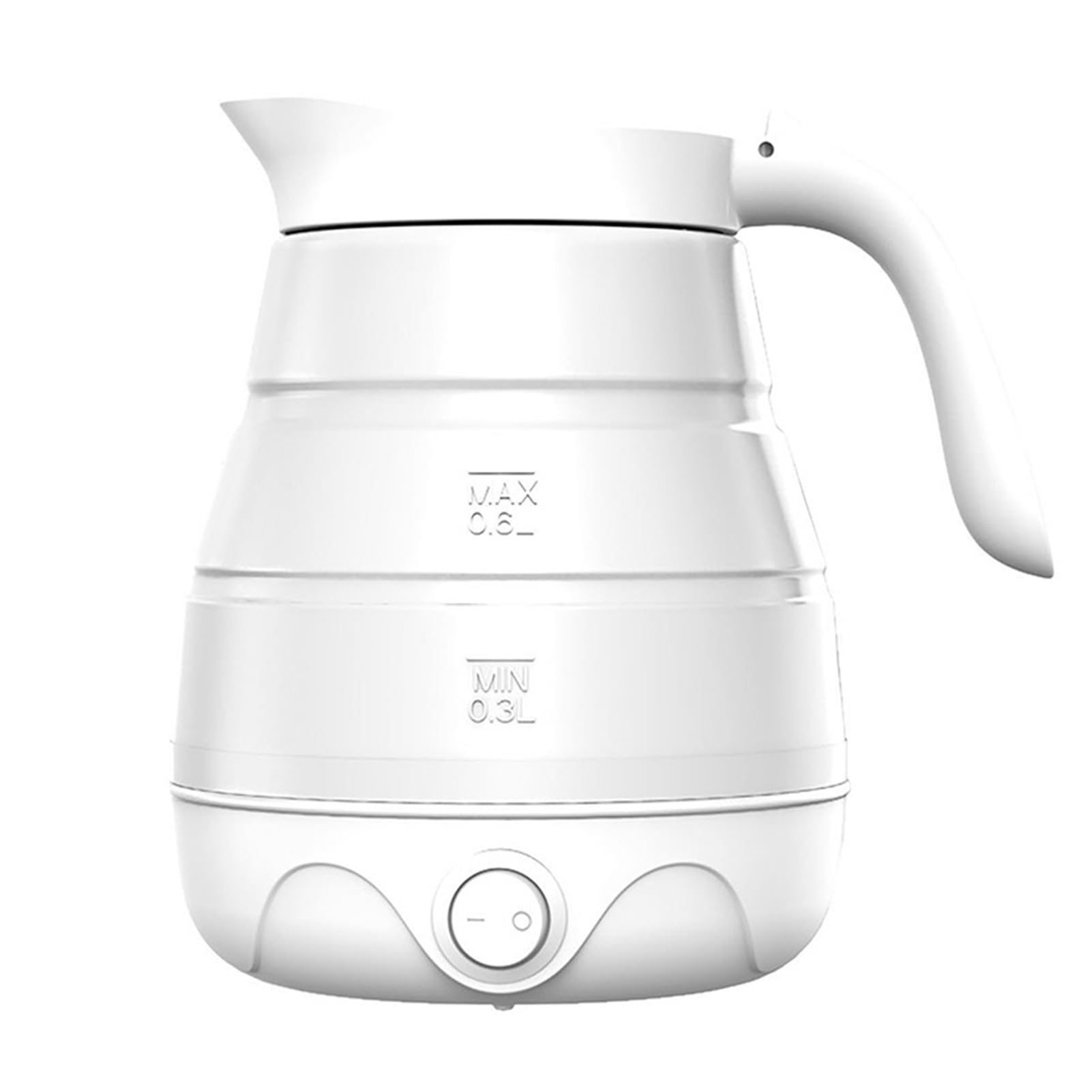 Bollitore Elettrico Pieghevole Da Viaggio Portatile Bollitore Pieghevole In Silicone Alimentare Per Tè Caffè Campeggio All'aperto Con Controllo Della Temperatura Doppia Tensione 110V-220V 555 ML ( Siz