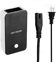 Vista 4 de Safety Energy-saving Heater Mini Portable Room Office Desktop Electric Fan Heater Air Warmer Black Negro