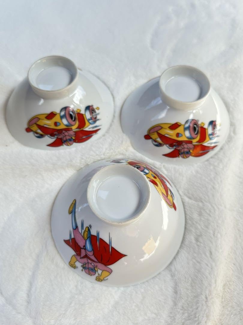 Amazon.co.jp: 昭和レトロ 無版権 アニメ茶碗 子ども茶碗 レトロ茶碗