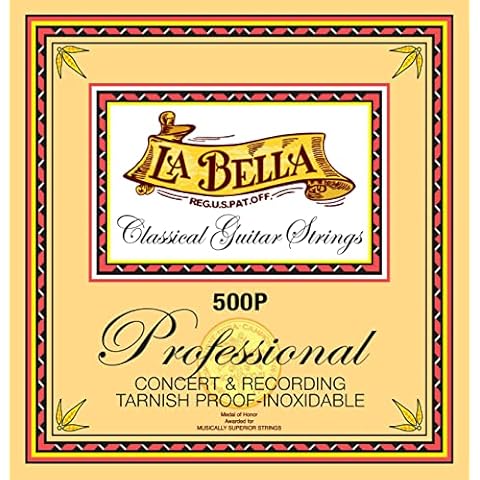 La Bella 500P Professional Concert & Recording Classical Guitar Strings Cover