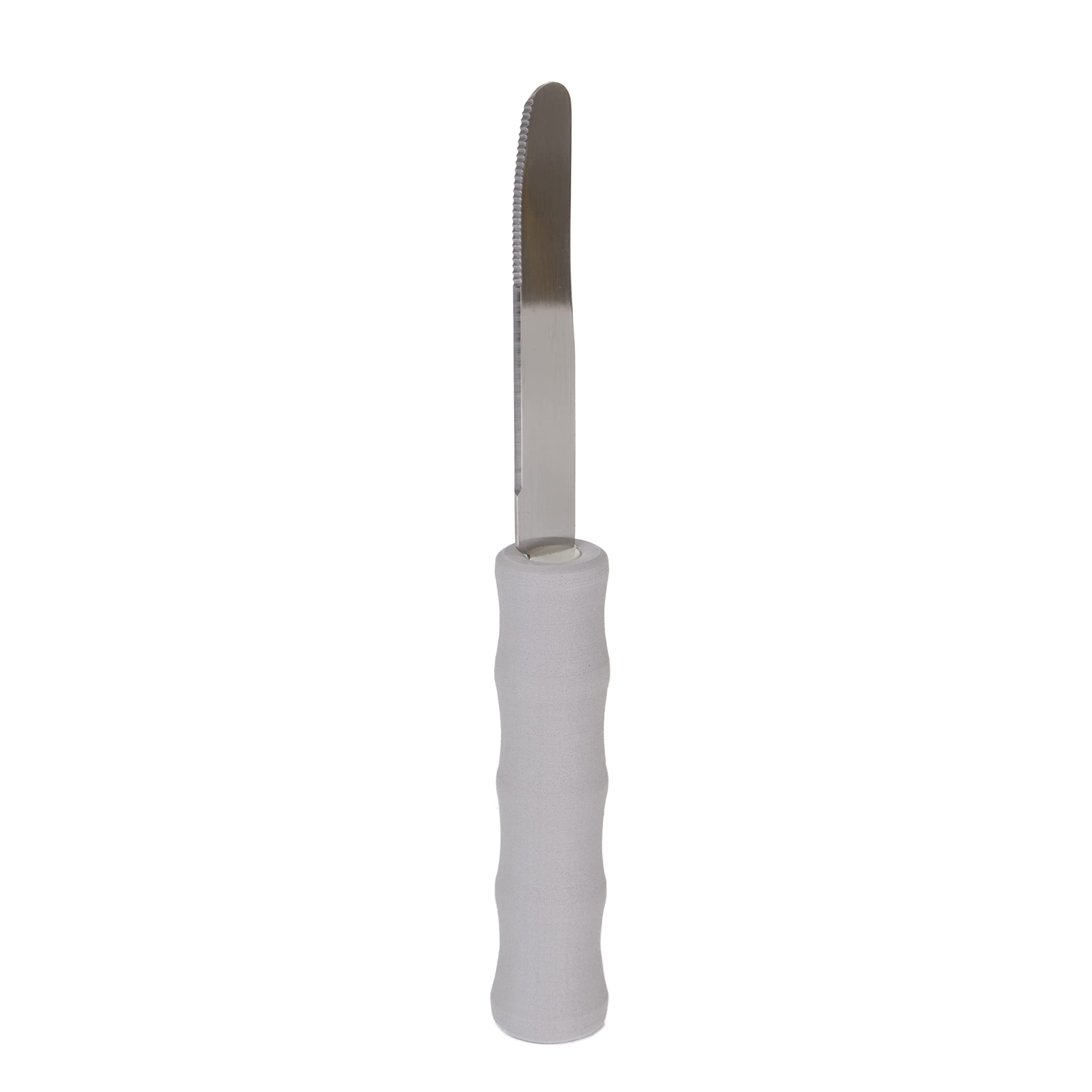 Homecraft Lightweight Foam Handled Cutlery, Knife (Eligible for VAT Relief in the UK) For Elderly, Disabled, Arthritis, and Weak Grip, Adaptive Dining Utensil, Large Handle Silverware with Good Grips