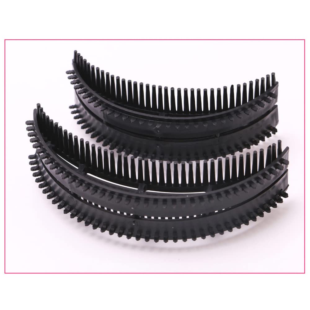 Hair accessories Big Bumpits Happie Hair Volumizing Inserts Hair Pump Beauty Set Tool Gift，(Black) - 5 Pieces