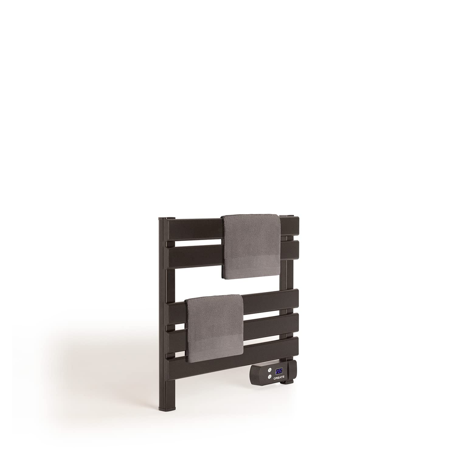 CREATE / Warm Towel Mini 150W / Portasciugamani Elettrico Nero Senza Piedi/Basso consumo/Riscaldamento, asciuga Asciugamani