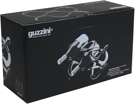 Guzzini - Icons Cuvée Universal Bottle Rack - White 32.4 x 16 x h18.2 cm - 17010011