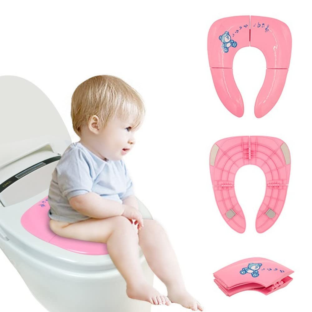 Tappetino per WC, Cuscinetti per Closestool, Tappetino scalda WC Tappetino per vasino da Viaggio Portatile Cuscino Pieghevole per Sedile per WC Cuscino per Bambini Pot Seater Protezione per