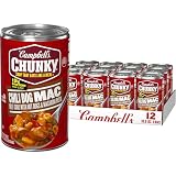Campbell’s Chunky Chili Dog Mac Soup, 18.8 oz Can (12 Pack)