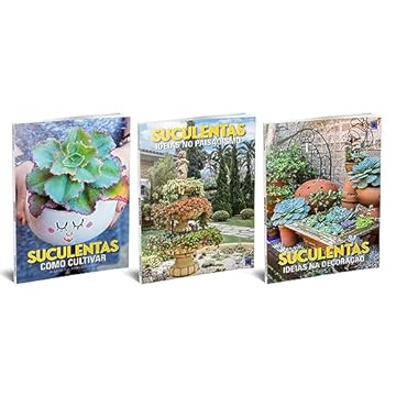 Capa do livro Suculentas - Coleção 3 livros