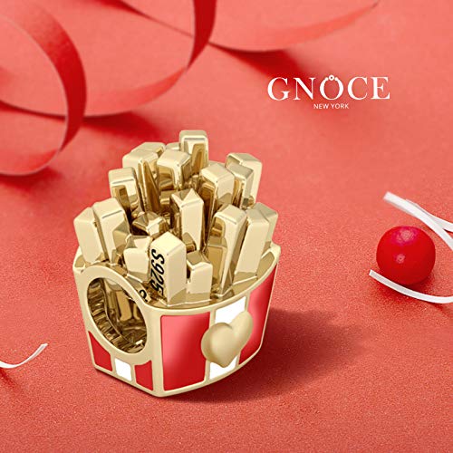 Image of GNOCE Food Themed Charm Beads Fit Charm Bracelet Necklace for Women