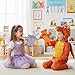 June Garden Plush Dragon Hand Puppet – Orange Fantasy Storytelling Toy with Golden Wings – Pretend Play Adventure for Toddlers and Kids