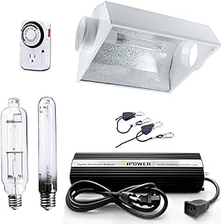 iPower 600 Watt HPS MH Digital Dimmable Grow Light System Kits Air Cooled