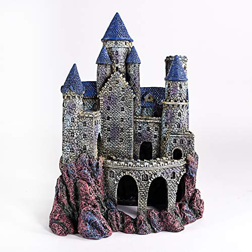 Penn-Plax Age-Of-Magic Wizard’s Castle Aquarium Decoration – Safe For Freshwater And Saltwater Fish Tanks – Large #TOP3