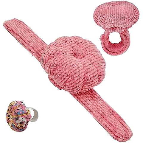 Elastic Wrist Pin Cushion Ring Pincushions Needlework DIY Handcraft Needles Holder for Sewing and Quilting with 1 Elastic Strap Finger Ring Pincushions Pumpkin Shaped Cover