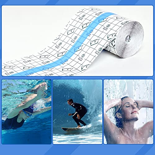 OBTANIM Transparent Waterproof Stretch Clear Adhesive Film Bandage Skin Dressing Tape for Tattoo Aftercare (2 x 394 Inch) - Thumbnail 7