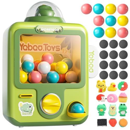 Skirfy Claw Machine for Kids,Dinosaur Mini Vending Machine, Prize Dispenser Toys for Girls and Boys, Electronic Game for Party Birthdays Gift