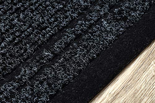 Paillasson de qualité Malaga rugsx grand tapis anthracite résistant - 8